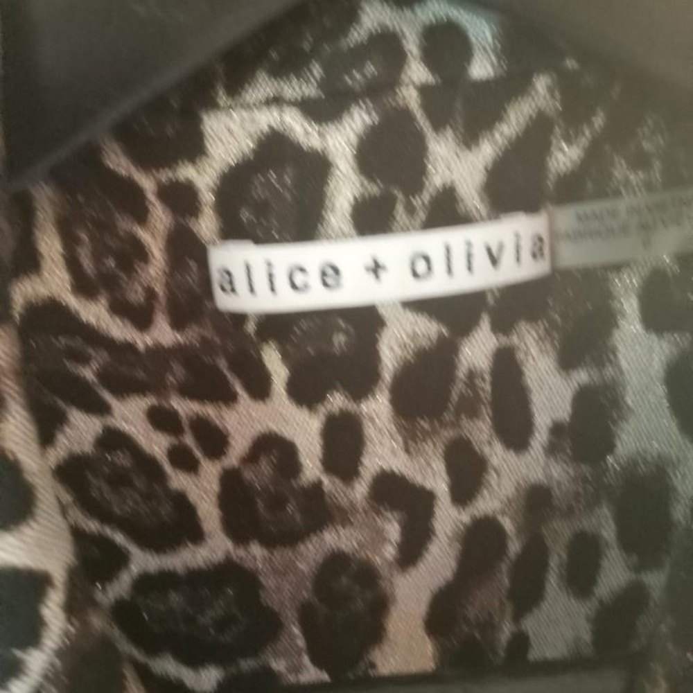 Alice And Olivia Leonard Print Two Button Jacket - image 3